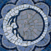 Mosaik an der Gaukirche