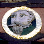 Balken am Adam-und-Eva-Haus